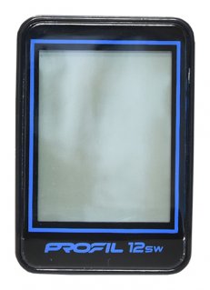 cyklocomputer PROFIL-1501 12SW bezd. černo-modrý