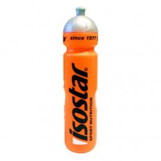 láhev ISOSTAR 1 l, výsuvný vršek, reflex. oranžová