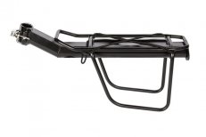 Art. 220 Hliníkový nosič pod sedlo s bočnicemi (černý) - Alu nosiče na sedlovou trubku - SNC - speciální a náročná cykloturistika - Cyklistické nosiče